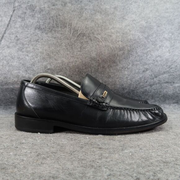 Calimod Shoes Mens 41 Loafer Moccasin Classic Slip On Leather Lifestyle Black - Picture 16 of 16